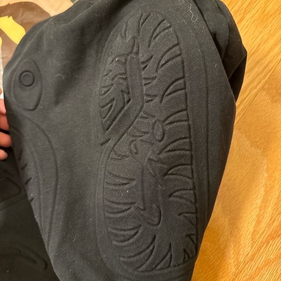 A bathing ape Bape padded shark cropped fit pullover black hoodie - Picture 7 of 16